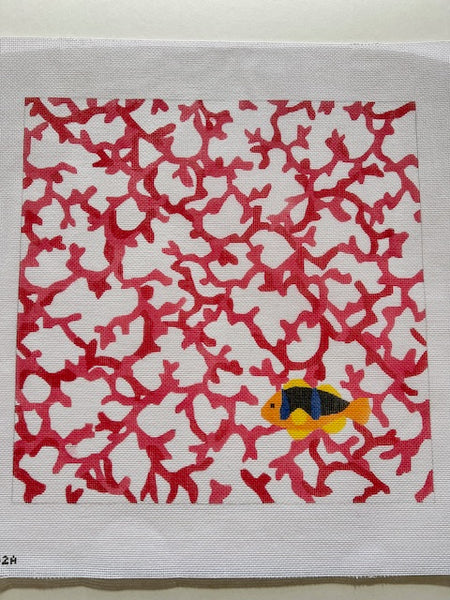 SI192A Coral with Fish (Red)