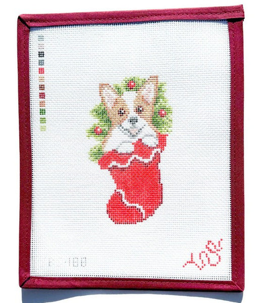 SBS188 Corgi in a Stocking