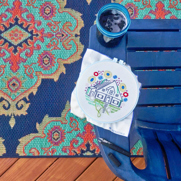 guest house embroidery kit