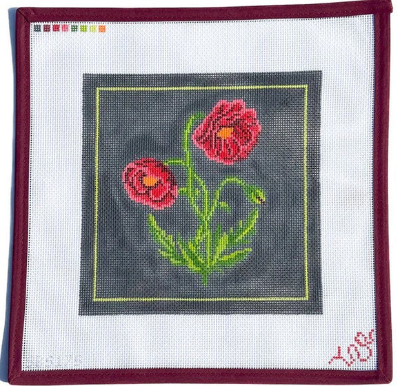 SBS175 Dark Floral Poppy