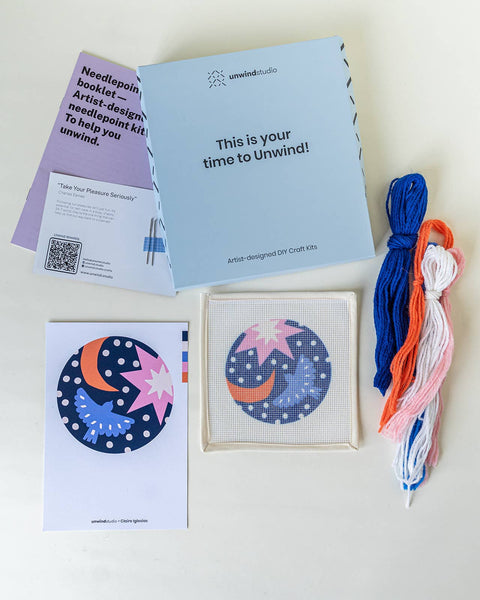 Christmas Night Needlepoint Ornament Kit