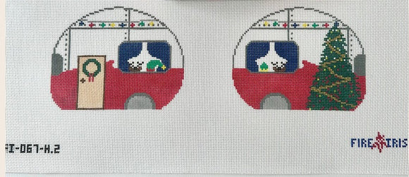 Double Sided Airstream - Holiday