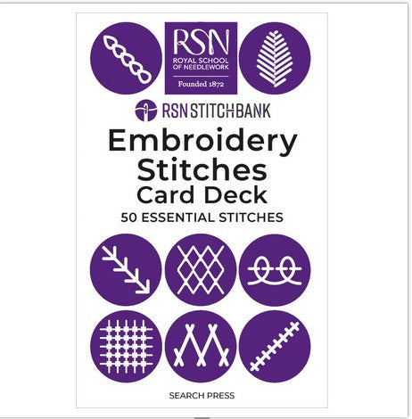 RSN Stitch Bank: The Embroidery Stitches Card Deck