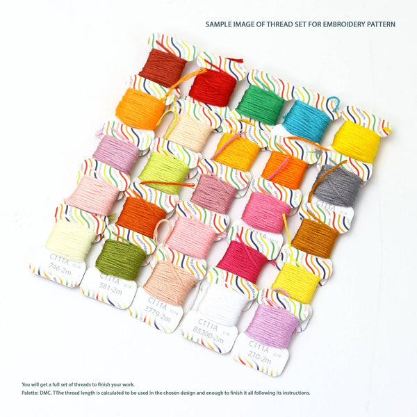 Solar System Embroidery Kit