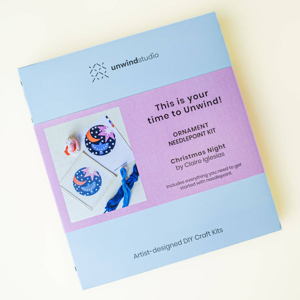 Christmas Night Needlepoint Ornament Kit