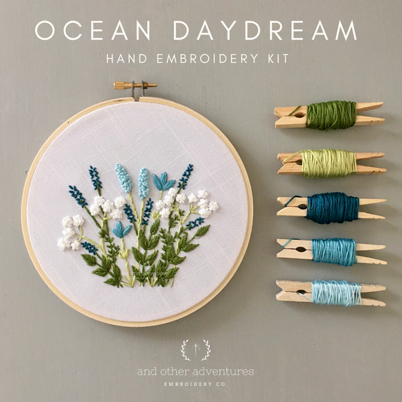 Ocean Daydream Embroidery Kit