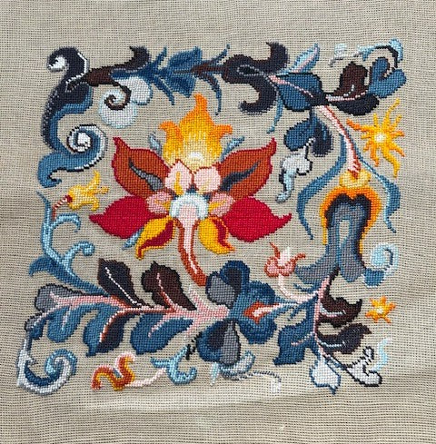 Floral - Red & Orange Flower