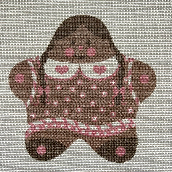Gingerbread Girl Star Ornament