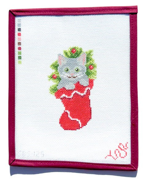 SBS125 Gray Kitten Stocking