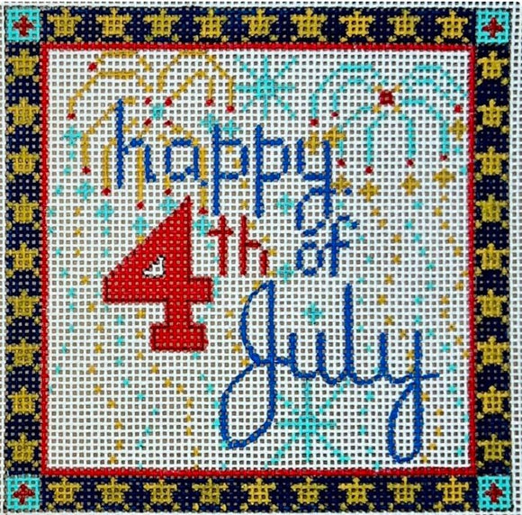 Happy 4th of July Square (CH-1181)