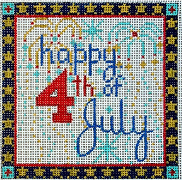Happy 4th of July Square (CH-1181)