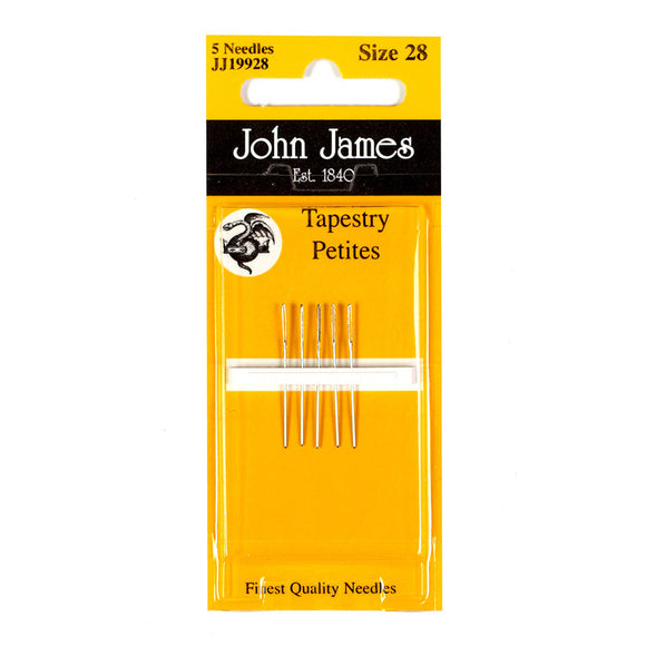 John James Gold Plated Tapestry Needles (Petite)*