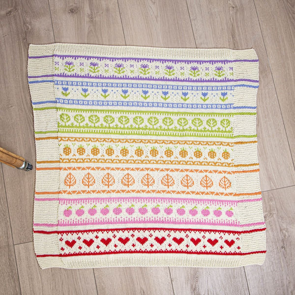 Katia Rainbow Garden KAL Baby Blanket 2026 Kit