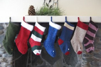 Easy Christmas Stocking Knitting Pattern