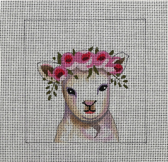 Lamb with Rose Crown (IN-273)