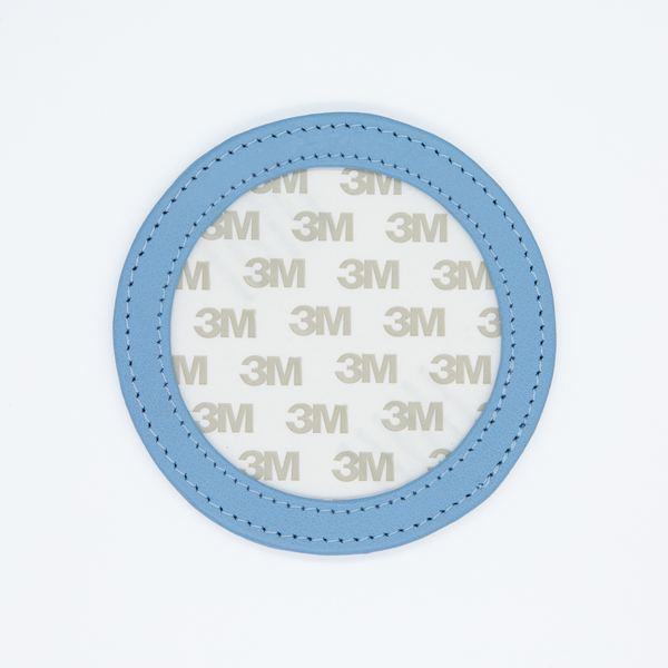 Planet Earth Self-Finishing Round Leather Magnet