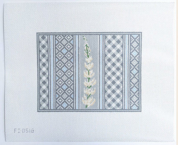Lupine Clutch - Patchwork/Gray