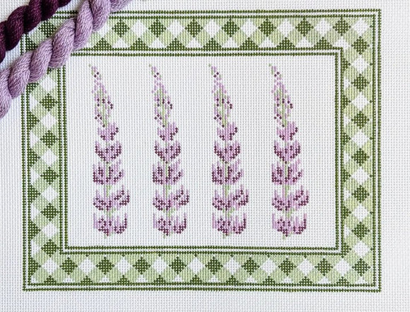 Lupine Sign (Gingham Border)