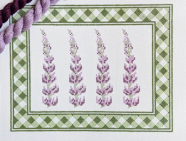 Lupine Sign (Gingham Border)