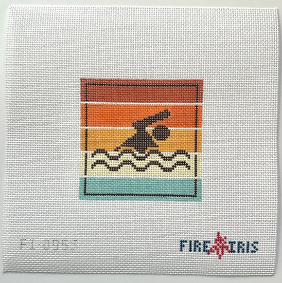 Multi Color Recreation - Swimmer