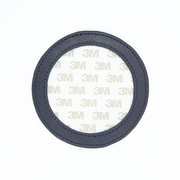 Planet Earth Self-Finishing Round Leather Magnet