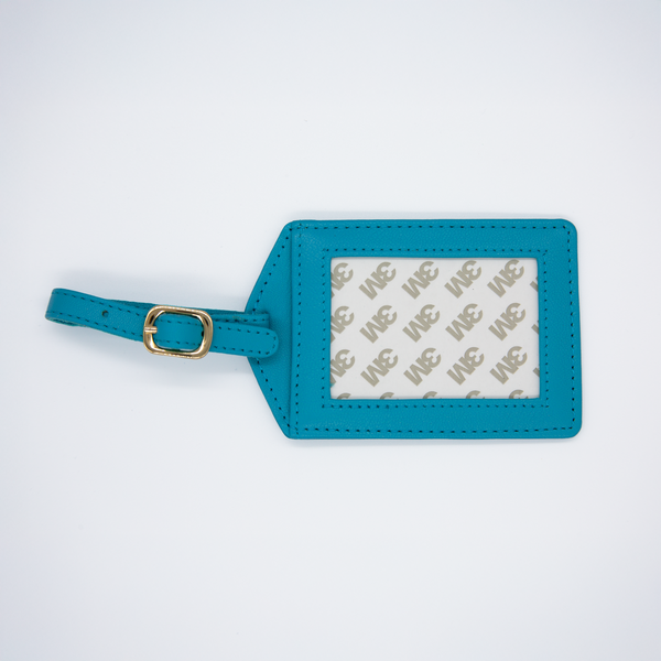 Planet Earth Self-Finishing Leather Luggage Tag