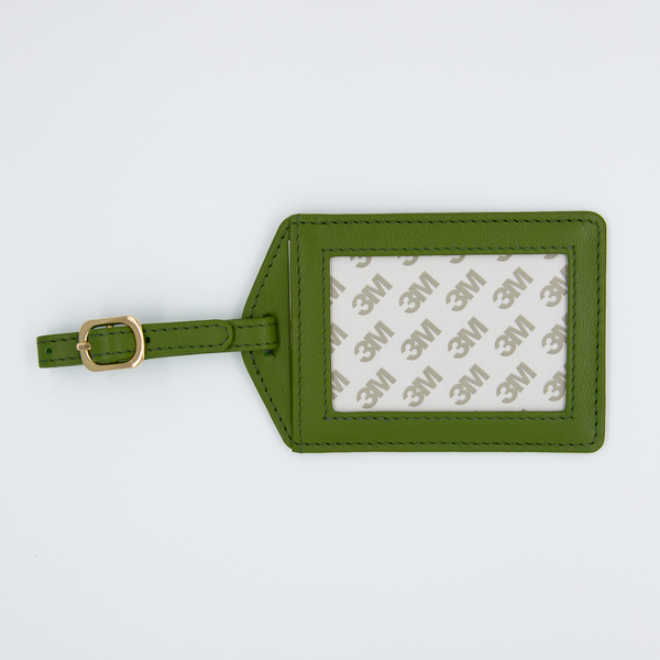Planet Earth Self-Finishing Leather Luggage Tag