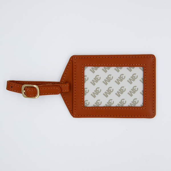 Planet Earth Self-Finishing Leather Luggage Tag