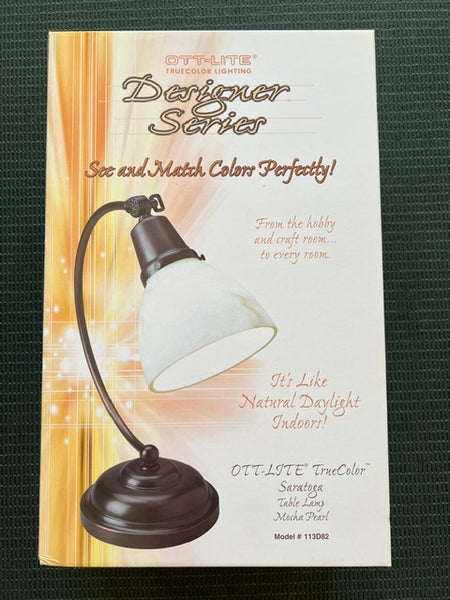 Ott-Lite TrueColor Saratoga Table Lamp Model #113D82