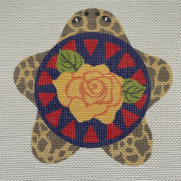 Painted Turtle Star Ornament
