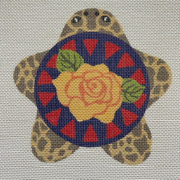 Painted Turtle Star Ornament