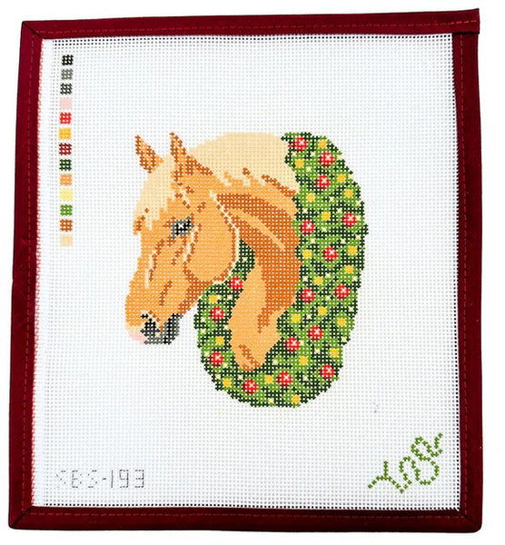 SBS193 Palomino Christmas Horse
