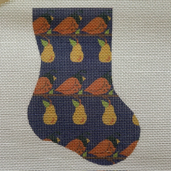 Partridges & Pears Mini Stocking