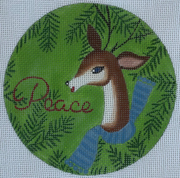 Peace Reindeer Ornament (JMD-01)