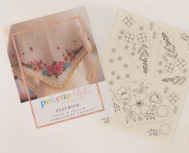Poketto Kollective Stick & Stitch Embroidery Pattern