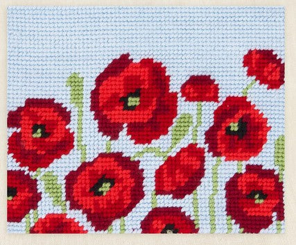 Poppy Field by Jo Aston Easy Tapestry & Needlepoint Kit