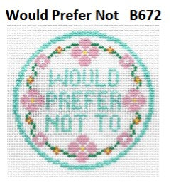B672 Prefer Not to