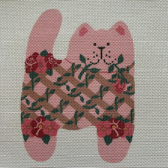 Rose Cat Ornament