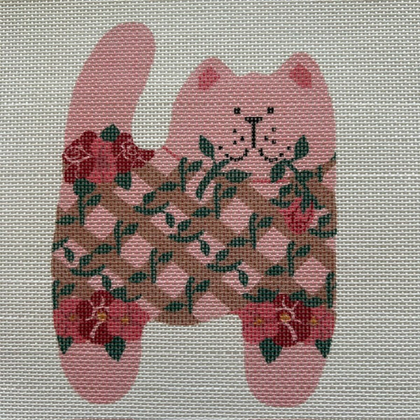 Rose Cat Ornament