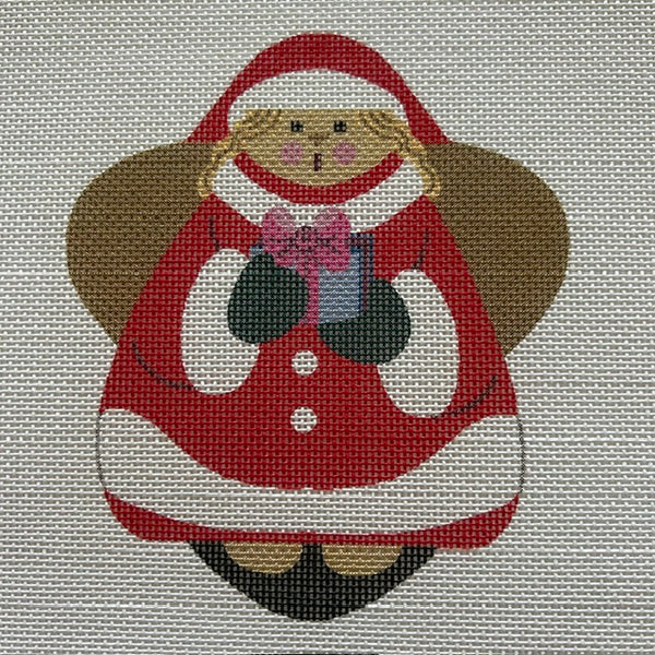 Santa Angel Ornament
