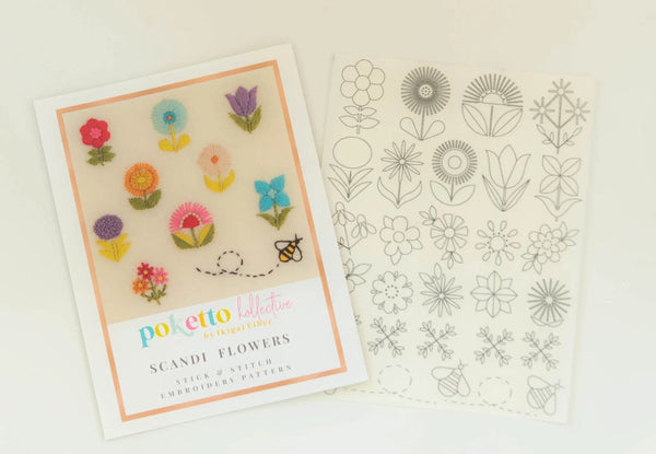 Poketto Kollective Stick & Stitch Embroidery Pattern