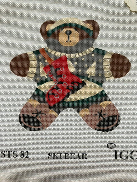 Ski Bear Ornament