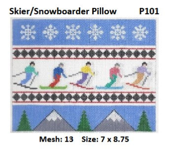 P101 Skiers Snowboarders