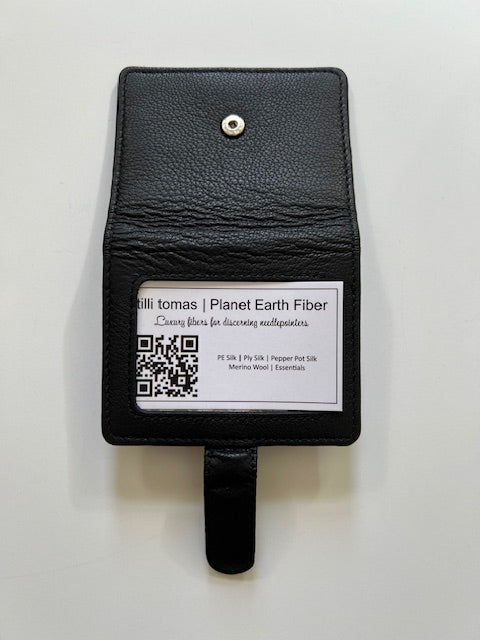 Planet Earth Self-Finishing Leather Snap Wallet