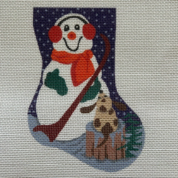 Snow Sled Mini Stocking
