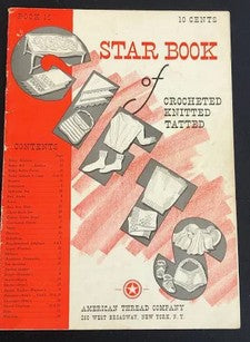 Book 15: Star Book of Crocheted Knitted Tatted