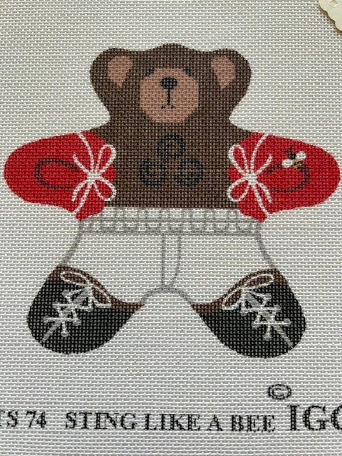 Sting Like a Bee Bear Ornament