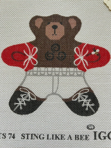 Sting Like a Bee Bear Ornament