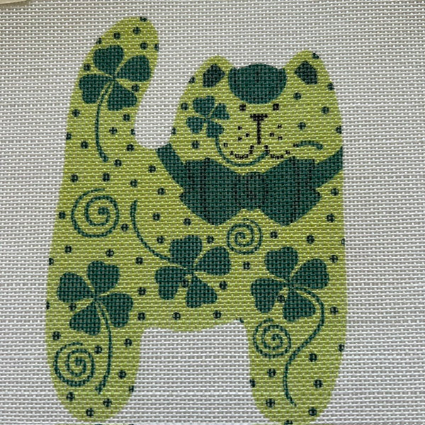 St. Patricks Cat Ornament