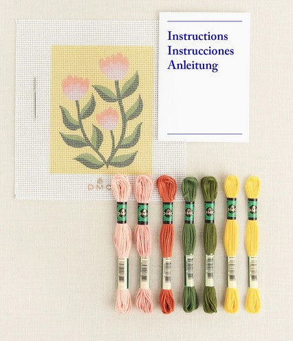 Summertime Dahlia by Abi Skinner Easy Tapestry & Needlepoint Kit